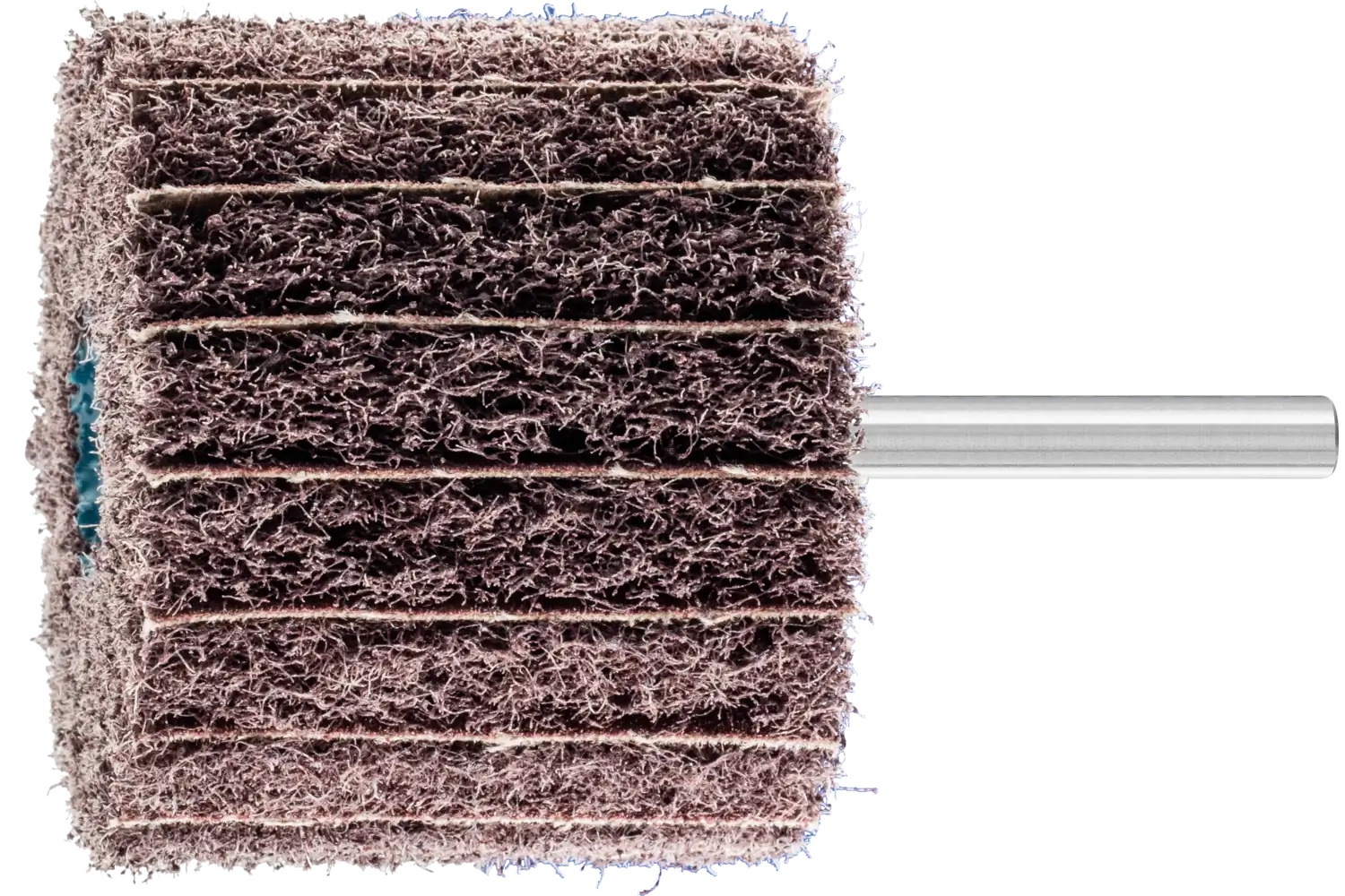 Picture of Pferd Polinox® Mounted Flap Wheel, 2-3/8" X 2, 100 Grit, Interleaved, 1/4" Shank, Ao